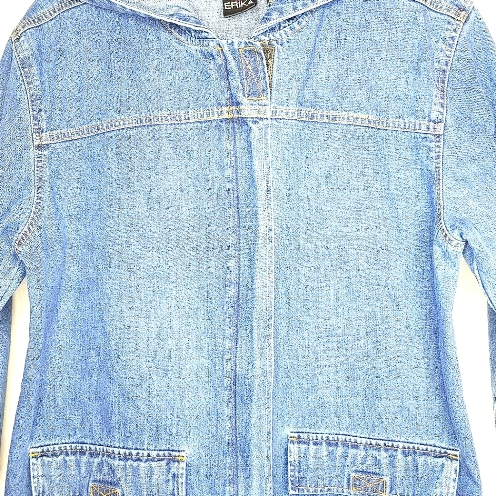 Erika denim jacket. Blur, Size Small. - Picture 7 of 10
